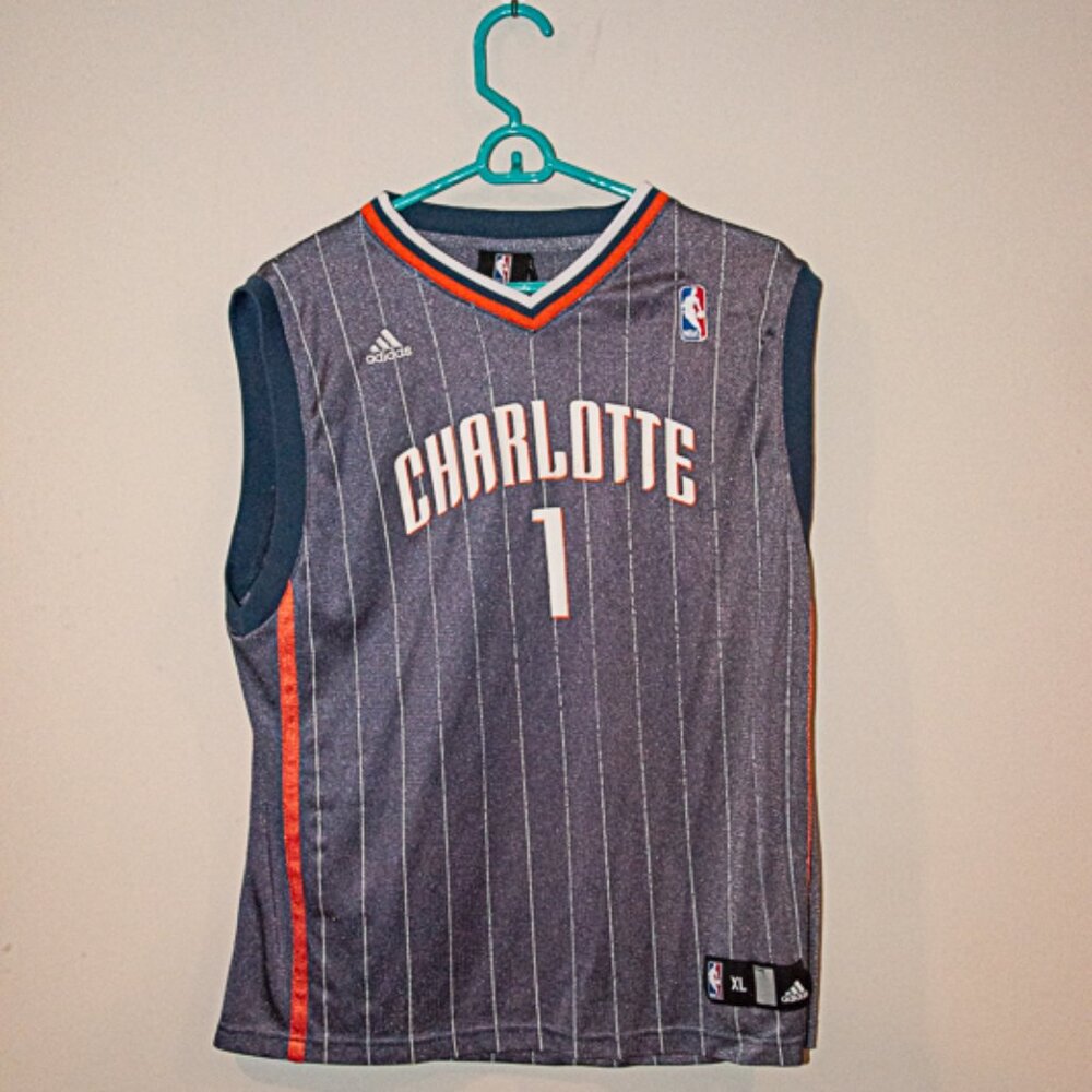Charlotte Bobcats Team Basketball Jersey Stephan Jackson Boys XL